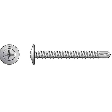 Self-drilling wire lath modified truss screw, phillips drive, 410 stainless steel