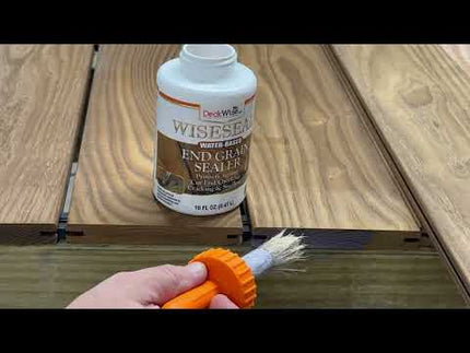 Deckwise Wiseseal water-based end grain sealer, application video.