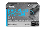 Pro Plug System for Timbertech / AZEK Decking, 100 Sq Ft Kit with Epoxy Screws