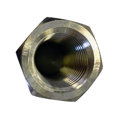 1-1/4" Coupling Nut, 316 Stainless Steel, 4pcs