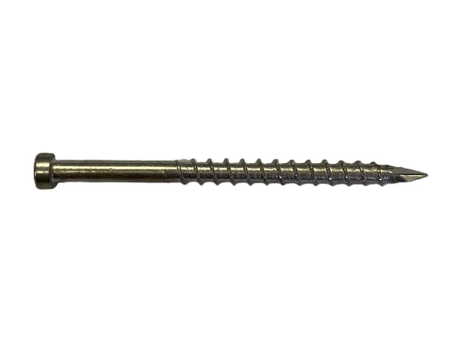 #10 x 2-1/2" Trim Head Screws, 304 Stainless Steel, 350pcs