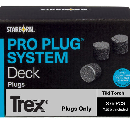 Pro Plug System- Trex Tiki Torch Plugs, Partial Box, 281 Plugs