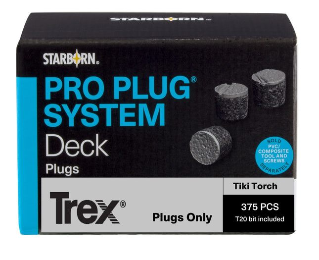 Pro Plug System- Trex Tiki Torch Plugs, Partial Box, 281 Plugs