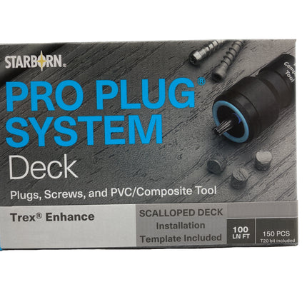 Pro Plug System for Trex Coastal Bluff, 100 lin ft kit (Refurbished)