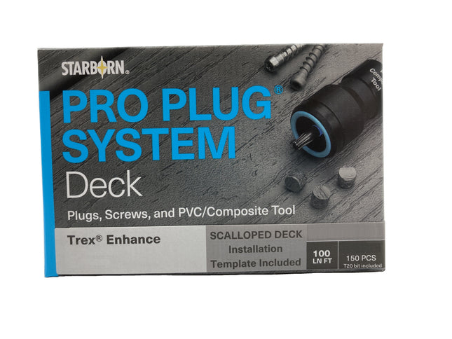 Pro Plug System for Trex Coastal Bluff, 100 lin ft kit (Refurbished)