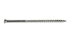 Stainless Steel Trim Screw with Sq Drive.  Fine line art view.; Poolside Deck install with stainless steel trim screws with square drive.  Use type 316 Stainless Steel in corrosive environments where chemicals or salt water are present.; Stainless Steel trim screws.  Square drive visible.  Shank threaded 2/3
