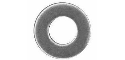 Stainless Steel Flat Washer #12 x 9/16 OD Qty-100 