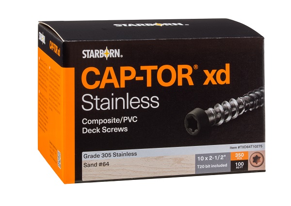 #10 X 4" Deck Screws Stainless Steel Square Drive Wood/Composite Qty 100